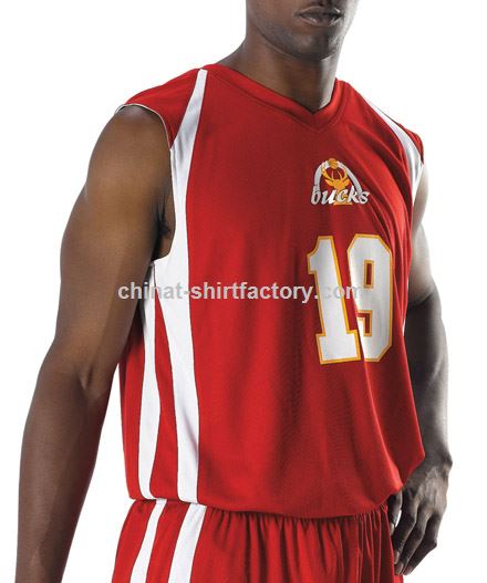 Individuelle Alleson Basketball Jersey Mens Reversible